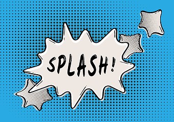 Image showing SPLASH comic bubble