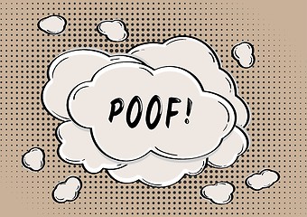 Image showing POOF comic bubble