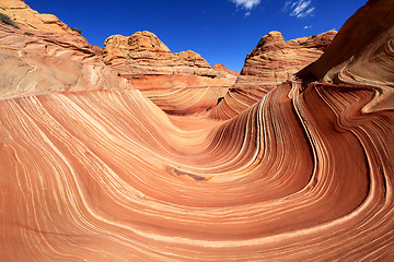 Image showing The Wave Navajo Sand Formation in Arizona USA