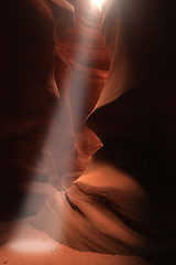 Image showing Antelope Slot Canyon of the Navajo in Arizona USA