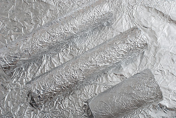 Image showing aluminium foil figures