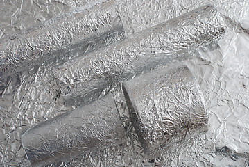 Image showing aluminium foil figures