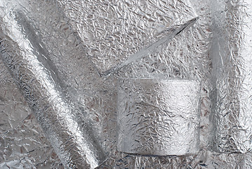 Image showing aluminium foil figures