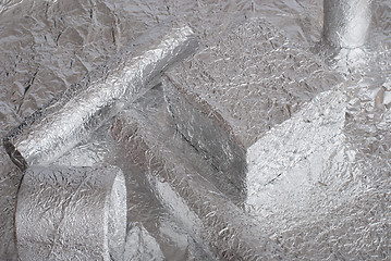 Image showing aluminium foil figures