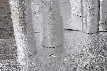 Image showing aluminium foil figures