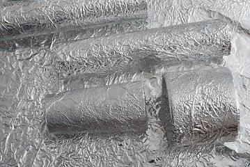 Image showing aluminium foil figures