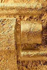 Image showing Gold foil figures