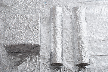 Image showing aluminium foil figures