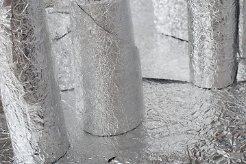 Image showing aluminium foil figures