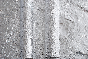 Image showing aluminium foil figures