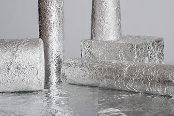 Image showing aluminium foil figures