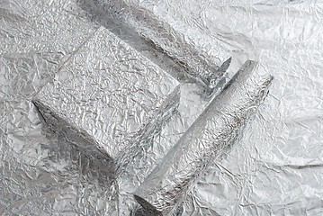 Image showing aluminium foil figures