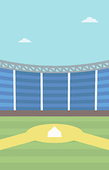 Image showing Background of baseball stadium.