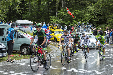 Image showing Group of Cyclists - Tour de France 2014