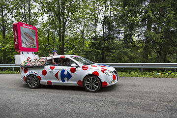 Image showing Carrefour Vehicle - Tour de France 2014