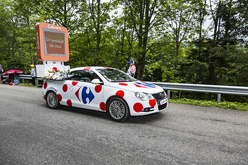 Image showing Carrefour Vehicle - Tour de France 2014