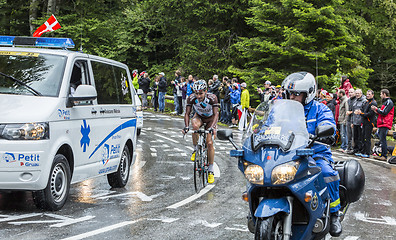 Image showing The Cyclist Christophe Riblon - Tour de France 2014