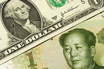 Image showing US and Chinese currency

