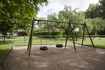 Image showing swings