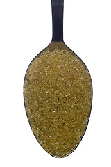 Image showing Spoonful of brown sugar

