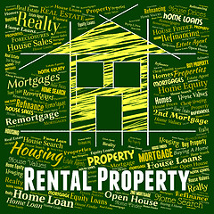 Image showing Rental Property Represents Real Estate And Apartments