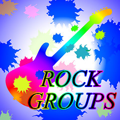 Image showing Rock Groups Indicates Bands Soundtrack And Track