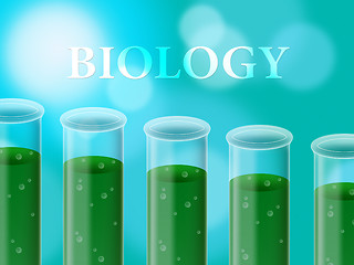 Image showing Biology Research Shows Analyse Chemist And Analyzing