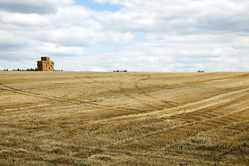 Image showing stack of wheat straw  