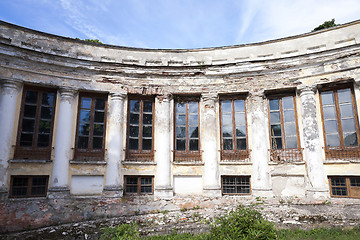 Image showing abandoned old building  