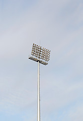 Image showing The stadium lighting  