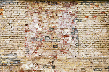 Image showing red brick wall  