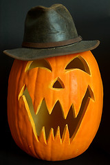 Image showing Jack O Lantern Indiana Jones