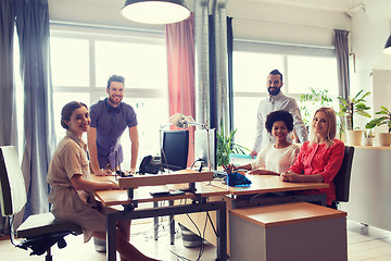 Image showing happy creative team in office