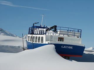 Image showing Gjende boat
