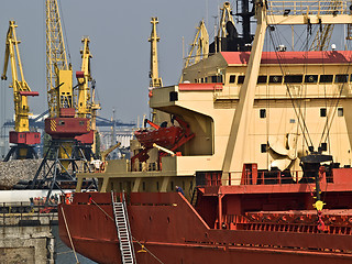 Image showing Ship in Port