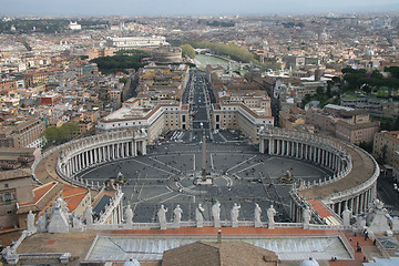 Image showing Saint Peter's Square, Vatican City