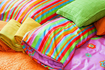 Image showing Colorful blanket