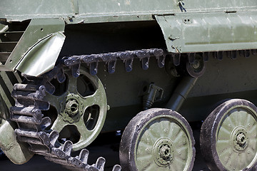 Image showing part of the old military equipment  