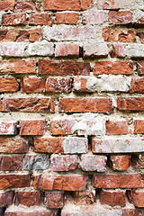 Image showing red brick wall 