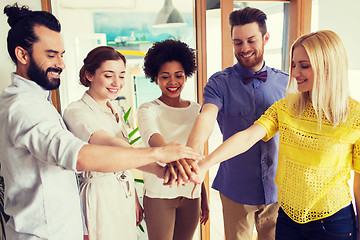 Image showing happy creative team in office