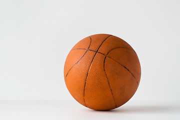 Image showing close up of basketball ball