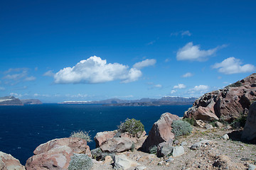 Image showing Landscape at Santorini, Greece