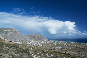 Image showing Landscape at Santorini, Greece