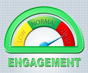 Image showing High Engagement Indicates Dial Concentrating And Immersed