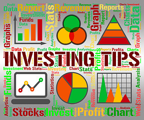 Image showing Investing Tips Indicates Return On Investment And Advice