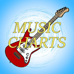 Image showing Music Charts Shows Sound Track And Audio