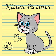 Image showing Kitten Pictures Indicates Feline Images And Photos