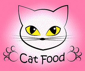 Image showing Cat Food Indicates Feline Eating And Cuisine