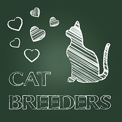 Image showing Cat Breeders Indicates Pet Offspring And Breeding