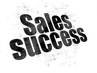 Image showing Marketing concept: Sales Success on Digital background